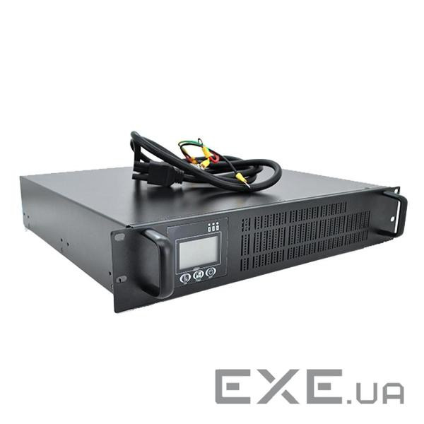 Джерело безперебійного живлення Ritar ONLINE RT-2KL-LCD, REC 2000VA (1600Вт), 72V