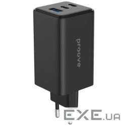 СЗУ Proove Pocket GaN 100W (2Type-C + USB) black (WCPG10012201)
