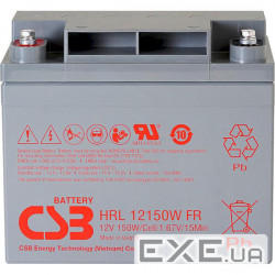 Акумуляторна батарея CSB HRL12150WFR (12В, 37.5Агод )