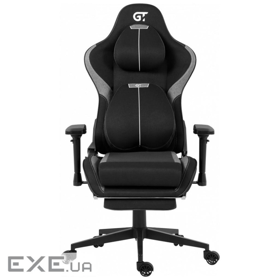 Крісло ігрове GT Racer X-2308 Black/Gray (X-2308 Fabric Black/Gray)