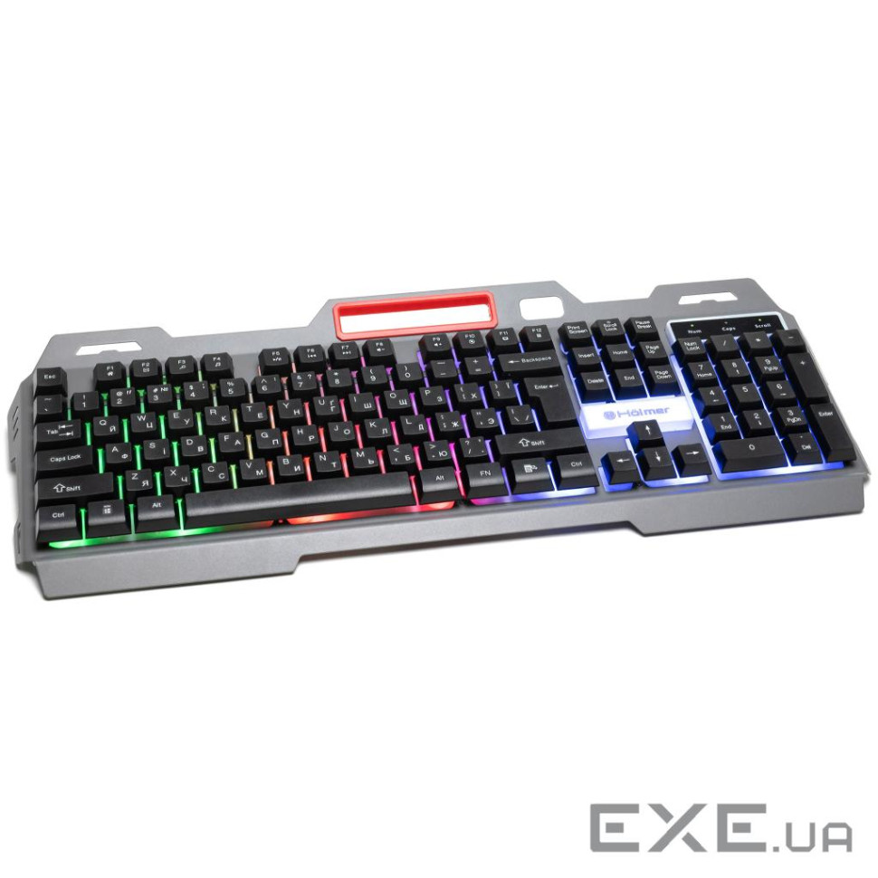 Клавіатура Hölmer K-02GS RGB Backlight USB UA Black