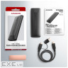 Кишеня зовнішня AXAGON USB-C 10Gbps metal box for M.2 NVMe & SATA SSD THIN SCREWLESS (EEM2-GTS2)