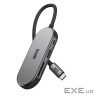 Концентратор Armorstandart USB-C to HDMI 4K, RJ45, PD, 2USB, SD, microSD Grey (ARM69365)