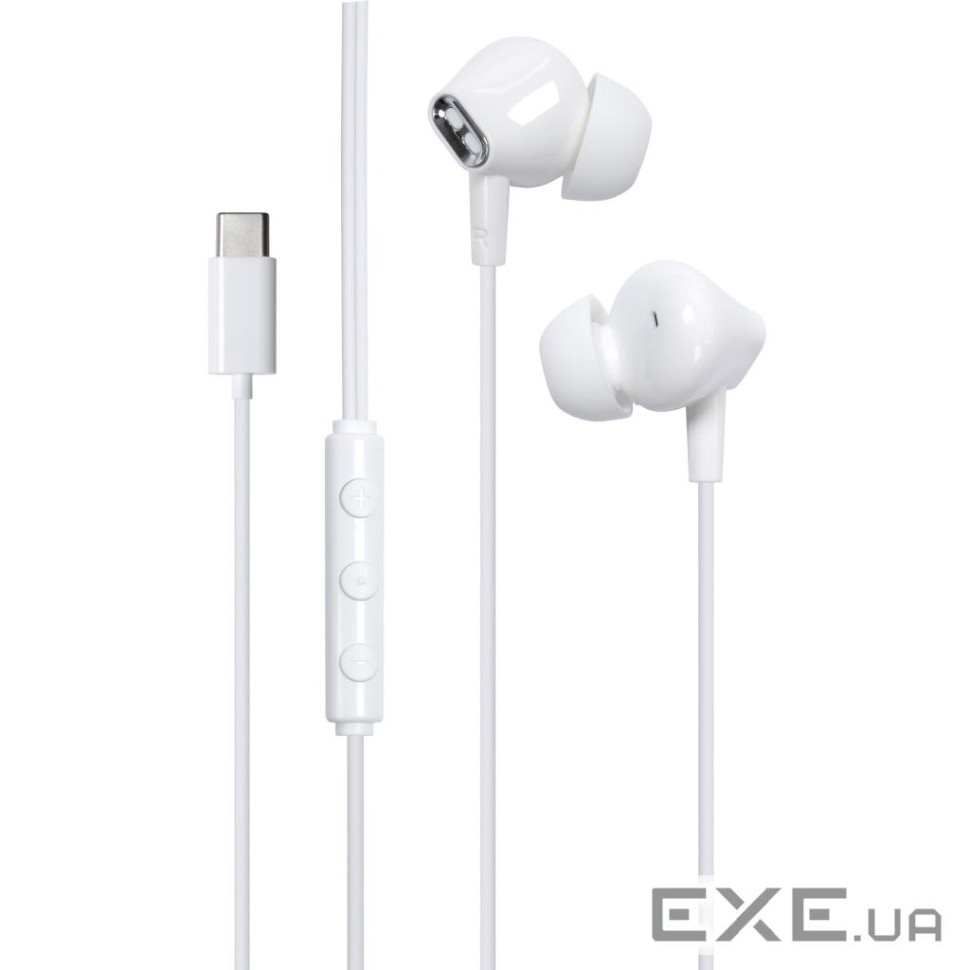 Навушники Vention Echo Lite USB-C In-Ear Wired White (GBBWAV)
