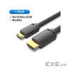 Кабель Vention HDMI-miniHDMI, 1.5 m, v2.0 (AGHBG)