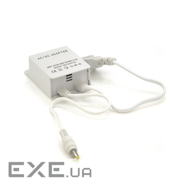 Імпульсний адаптер живлення 12В 2А (24Вт) штекер 5.5 / 2.1, Plastic Box Mini, IP40, В90 / Ш5 (12V2A) 5 (12V2A)
