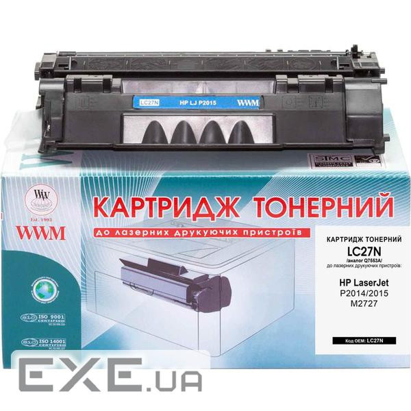 Картридж WWM для HP LJ P2015/P2014/M2727 (LC27N)