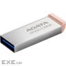Флеш накопичувач USB 128Gb ADATA UR350, Silver/Brown, USB 3.2 Gen 1, до 100 МБ/с (UR350-128G-RSR/BG)
