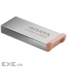 Флеш накопичувач USB 128Gb ADATA UR350, Silver/Brown, USB 3.2 Gen 1, до 100 МБ/с (UR350-128G-RSR/BG)