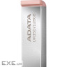 Флеш накопичувач USB 128Gb ADATA UR350, Silver/Brown, USB 3.2 Gen 1, до 100 МБ/с (UR350-128G-RSR/BG)