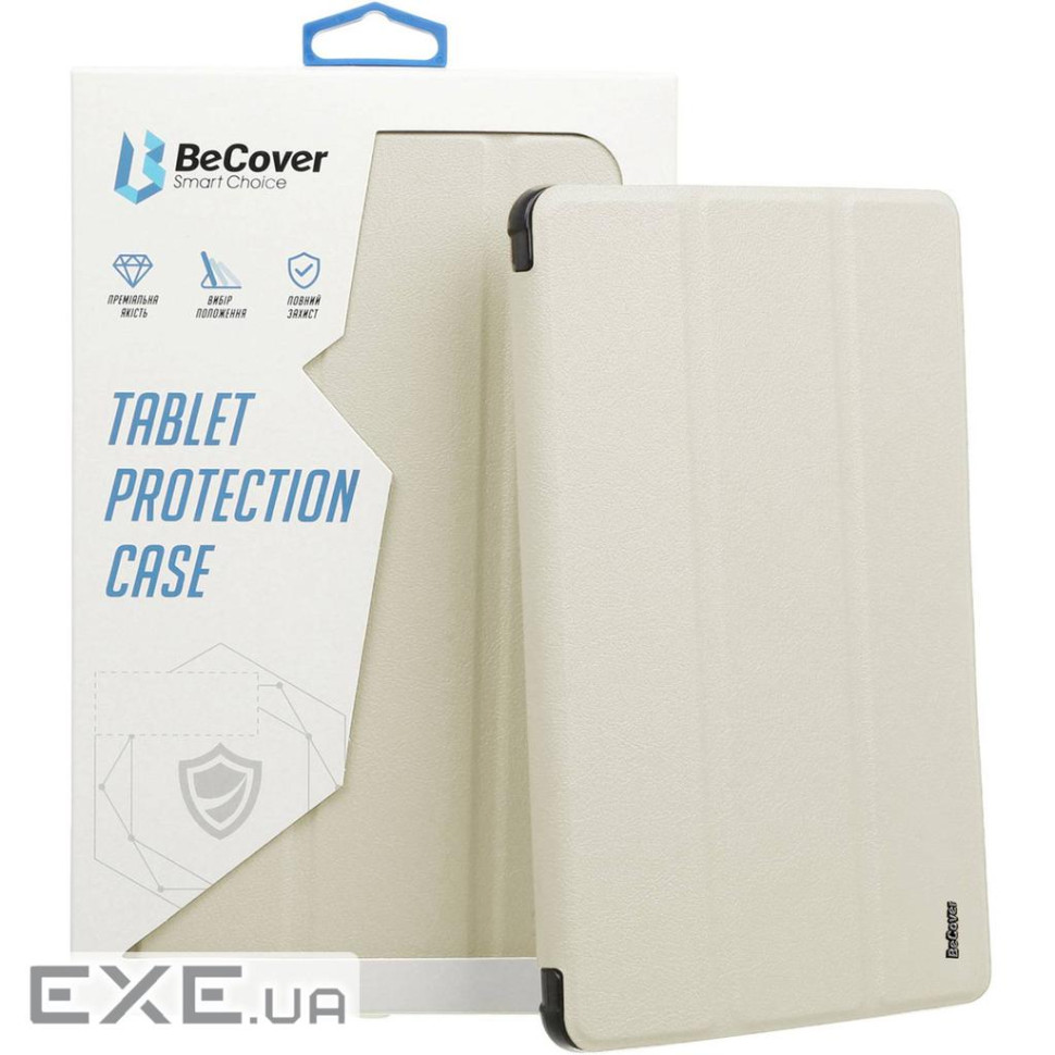 Чeхол-книжка BeCover Tri Fold Soft TPU Silicone для Apple iPad Pro 12.9 2020/2021/2022 Beige (711736