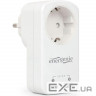 Зарядний пристрій EnerGenie 2 USB 2.1A з наскрізною розеткою (EG-ACU2-01-W)