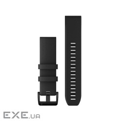Ремінець до смарт-годинника Garmin QuickFit 22 Watch Bands, Black with Black Stainles (010-12901-00)