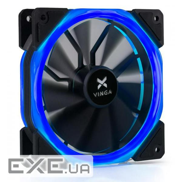 Кулер до корпусу Vinga LED fan-02 blue