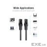 Патч-корд 0.75м, UTP cat 6 RJ-45 black Vention (IBABE)