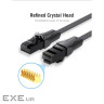 Патч-корд 0.75м, UTP cat 6 RJ-45 black Vention (IBABE)