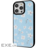 Чехол Proove Muse Fleur Case with Magnetic Ring iPhone 15 Pro blue flower (PCMFIP15P0B6 blue flower)