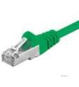 Патч-корд фольгований RJ45 FTP5e 10.0m, patch AWG26 D=5.5mm Gold Protect, зелений (75.05.0185-10)