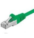 Патч-корд фольгований RJ45 FTP5e 10.0m, patch AWG26 D=5.5mm Gold Protect, зелений (75.05.0185-10)