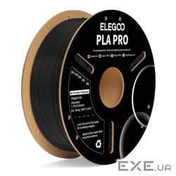 Пластик для 3D-принтера ELEGOO PLA PRO 1кг, 1.75мм, black (50.203.0188)