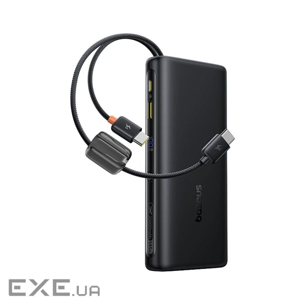 Батарея універсальна Baseus 25000mAh EnerFill FC41 145W Digital Display Built-in Dual USB (E0028H03)