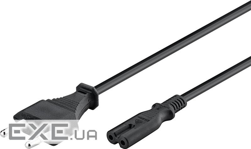 Кабель живлення пристроїв Goobay IEC(EuroPlug)-(C7)Euro8 M/M 0.5m,0.75mm (75.09.7359-1)