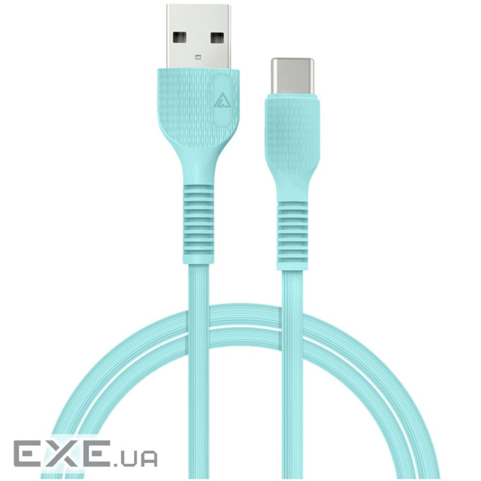 Кабель ACCLAB AL-CBCOLOR-T1MT USB-USB Type-C (M/M), 1.2 м , Mint (1283126518256)