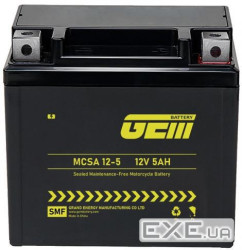 Акумуляторна батарея GEM Battery 12V, 5.0A (GS 12-5)