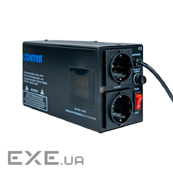 Стабілізатор напруги релейний Conter SVRS-1000VA / 750W однофазний, напольного монтаж (CR-SVRS-1000)