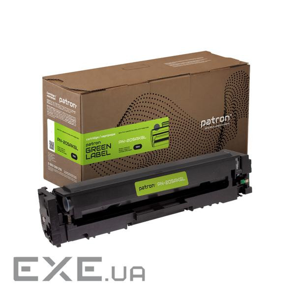Картридж Patron HP 205A (CF530A) Green Label, black (PN-205AKGL)