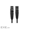 Кабель мультимедійний XLR M to XLR F 2.0m AV130 black Ugreen (20710)