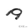 Кабель мультимедійний XLR M to XLR F 2.0m AV130 black Ugreen (20710)