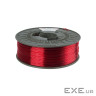 Пластик для 3D-принтера The Filament PETG 1.75mm TRANSPARENT RED 1kg (TF-24028)