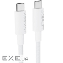 Кабель USB 2.0 Type-C M-M, 1.2 м 3A C18-03 White Acefast (6974316284253)