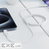 Кабель USB 2.0 Type-C M-M, 1.2 м 3A C18-03 White Acefast (6974316284253)