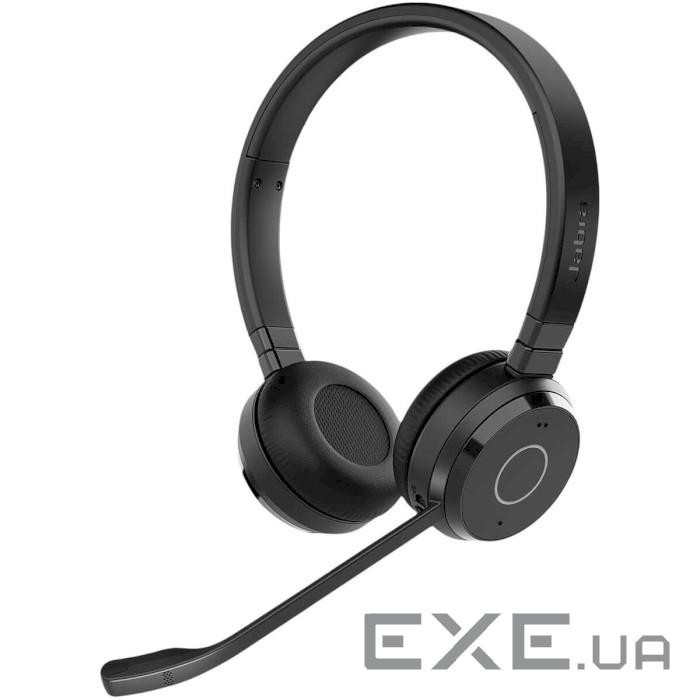 Гарнітура бездротова JABRA Evolve 65 TE Link390a MS Stereo w/charging base (6699-833-399)