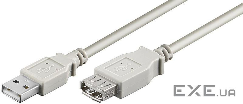 Кабель Goobay подовжувач USB2.0 A M/F 3.0m,AWG28 2xShielded D=4.4mm Cu (75.06.8716-1)