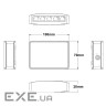 Комутатор Gigabit Ethernet ONV-H3005S в пластиковому корпусі, 5*1000Мб портів, 5В 1Ач, 100х70х28 28