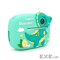 Дитячий фотоапарат D1-A Зелений Динозавр, екран IPS 2,4-дюйми, Type-C, Green, BOX (YT-D1-AGreen)