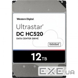 Жорсткий диск 12TB WD Ultrastar DC HC520 SATA (HUH721212ALE600/ 0F29590)