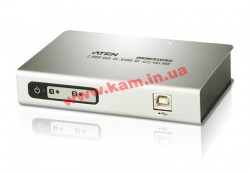 USB to 2xRS-422/485 Port Converter (In: 1x USB Type B Female, Out : 2x DB-9 Male), ATE (UC-4852)