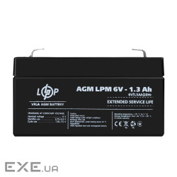 Аккумулятор AGM LPM 6V - 1.3 Ah (41818)