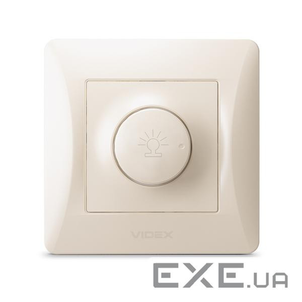 Светорегулятор Videx BINERA 600Вт кремовый (VF-BNDM600-CR)