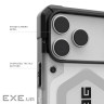 Чохол UAG для iPhone 17 Pro Max, Pathfinder Clear MagSafe, Ice/Silver (114552114333)