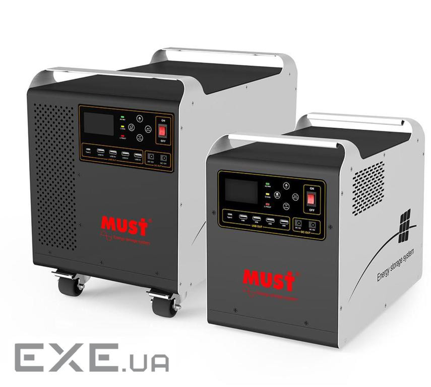 Must HBP1800-3024OS 3072W LiFePO4 LCD, 24VDC, PV 60A MPPT, 230V &plusmn, (HBP1800--3024OS 3200W)