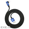 Дата кабель USB 2.0 AM to Lightning 2.0m 1.5A 90 corner blue Baseus (CALMVP-A03)
