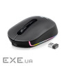 Миша REAL-EL RM-470W Rechargeable Wireless, Black, бездротова, Type-C, BT, RGB, опти (EL123200049)