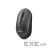 Миша REAL-EL RM-470W Rechargeable Wireless, Black, бездротова, Type-C, BT, RGB, опти (EL123200049)