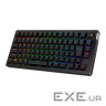 Клавіатура механічна HyperX Alloy Rise 75key, Red, USB-A/WL/BT, EN/UA, RGB, чорний (91Y91AA) (91Y91AA)
