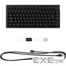 Клавіатура механічна HyperX Alloy Rise 75key, Red, USB-A/WL/BT, EN/UA, RGB, чорний (91Y91AA) (91Y91AA)